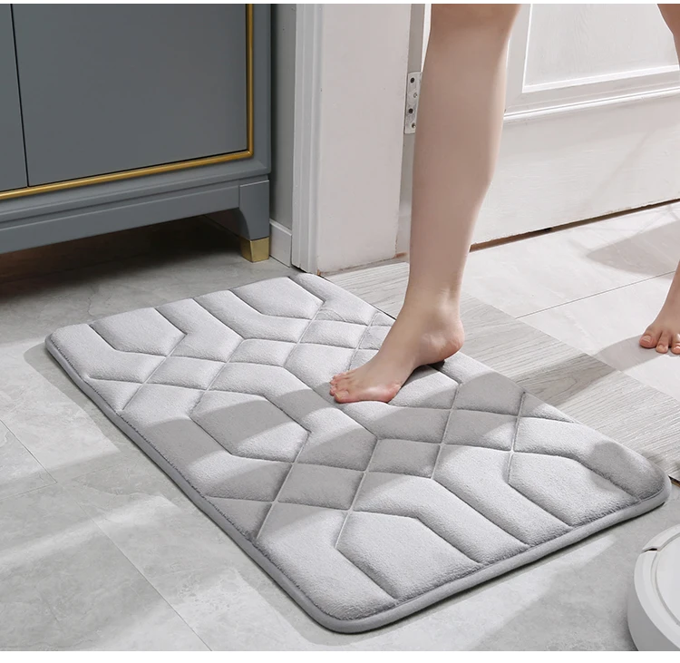 High Quality Custom Super Absorbent Bath Mat Anti Slip Bathroom Mat bedroom Kitchen Floor Mat details