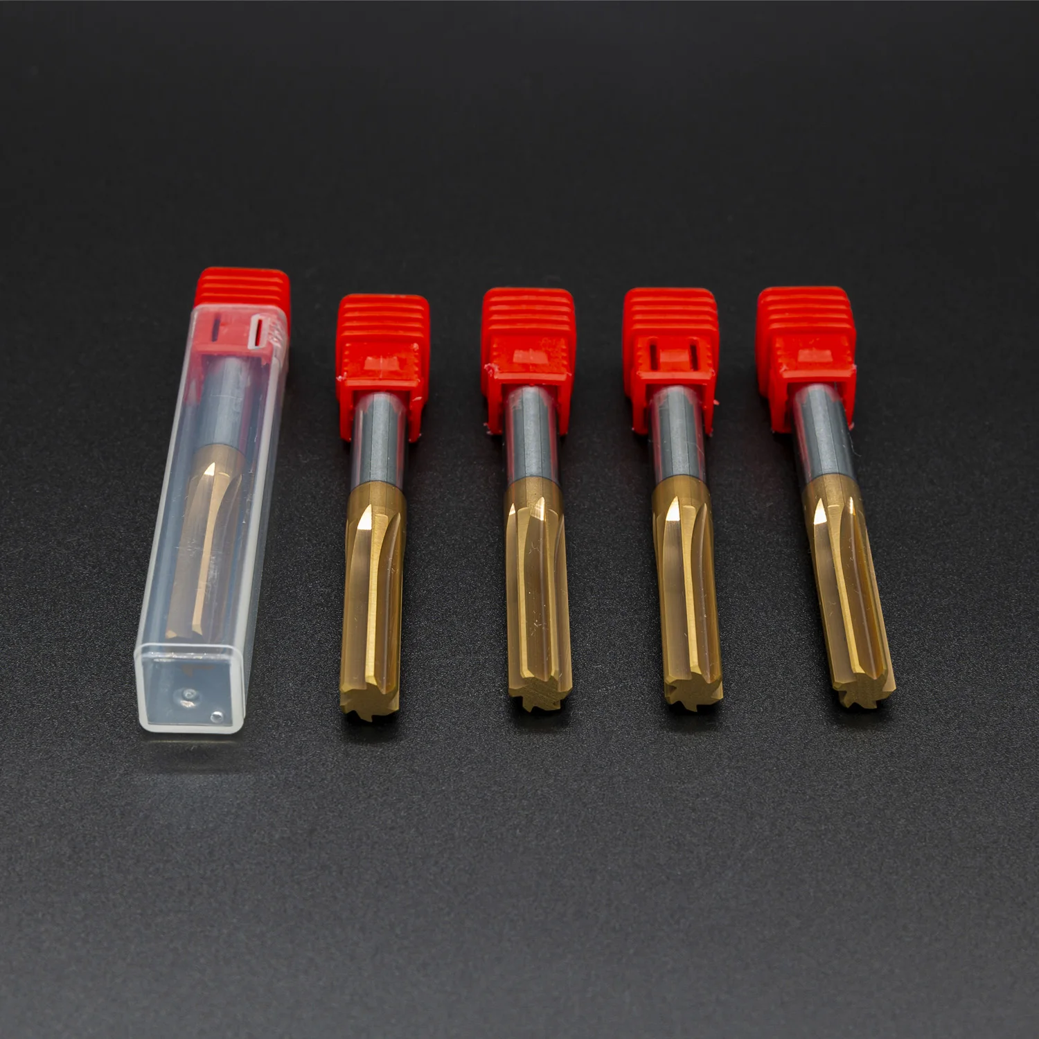 Gw Carbide Hrc55 Copper Coated 4f Solid Carbide Reamer Tool Buy