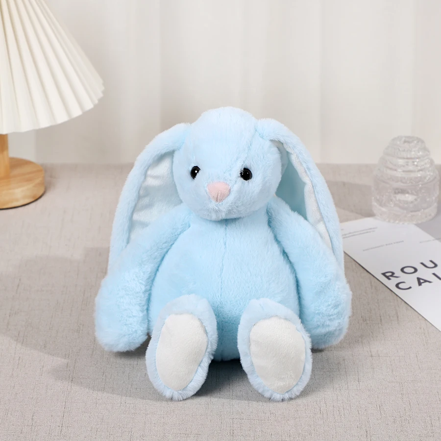 Custom Plush Rabbit Stuffed Toy Easter Bunny Plush Toys For Logo ...