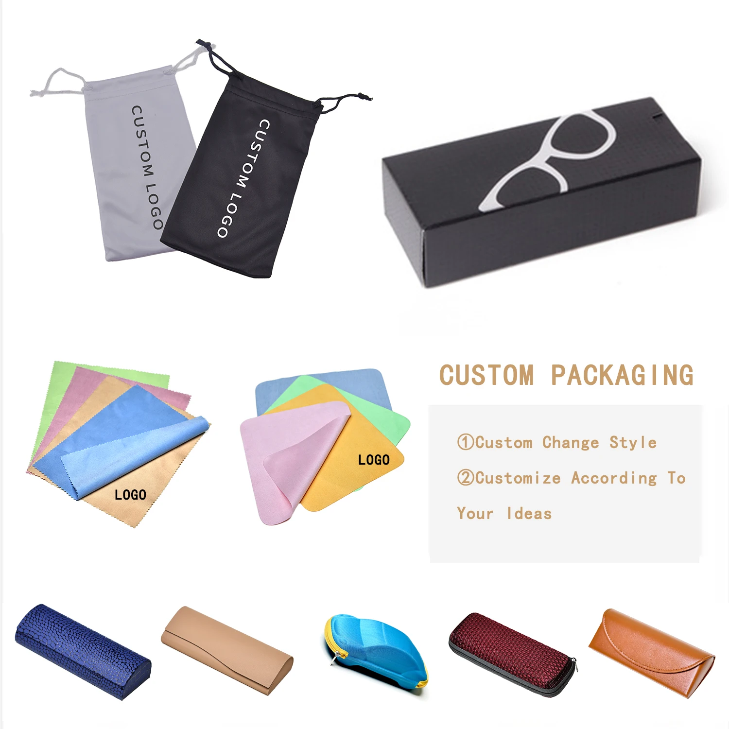 Factory Direct Supply Fashion Square Eyeglasses Frames Unisex Oversized Optical Glasses aperçu 4