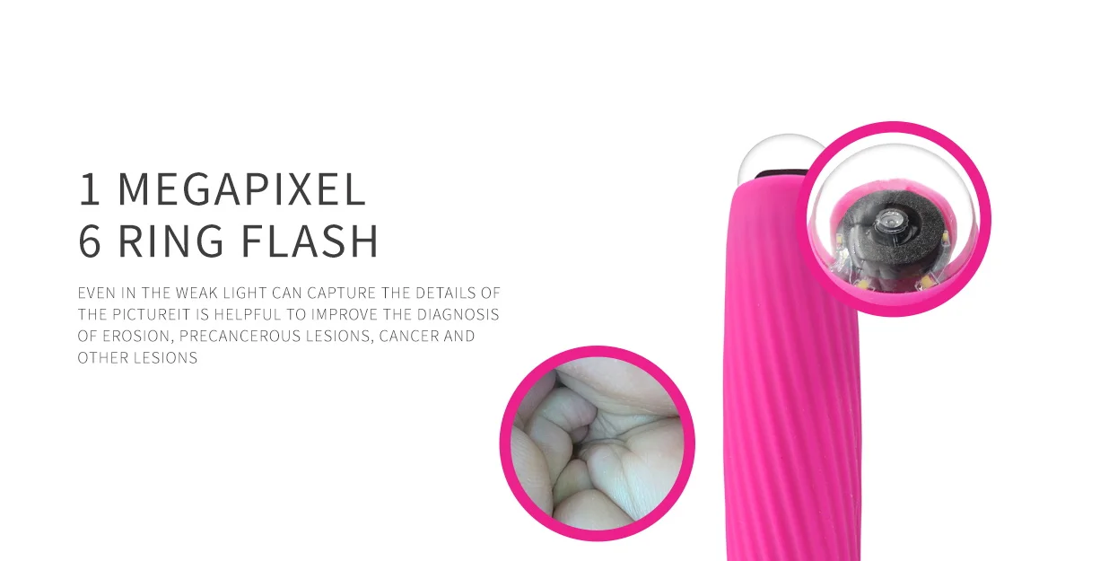 Vagina HD Video Kamera Dildo Vibrator – Tragbar & USB-angetrieben