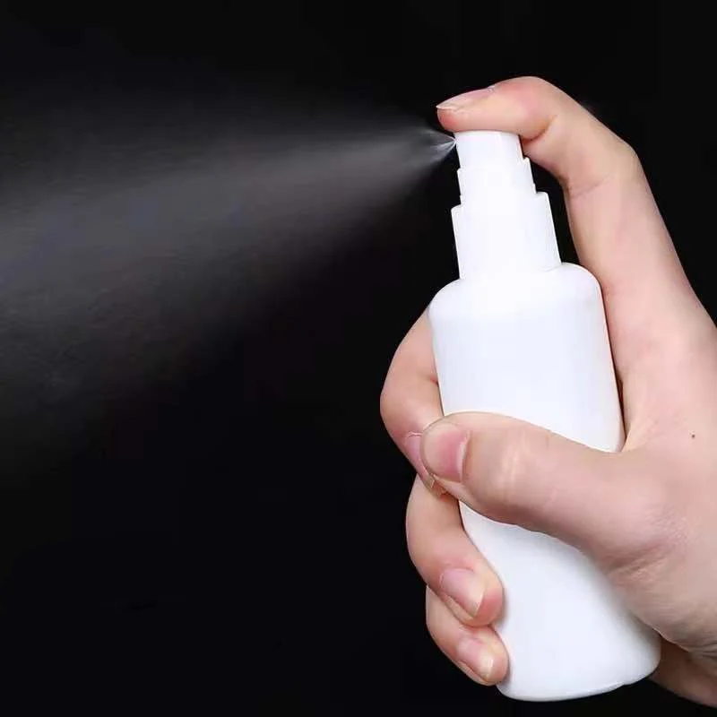 3ml 5ml 10ml 15ml 20ml 30ml 50ml 60ml 100ml 120 ml 150ml Clear Transparent Black and White Plastic Pet Spray Bottle