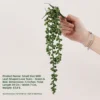Green 39cm trumpet with leaves