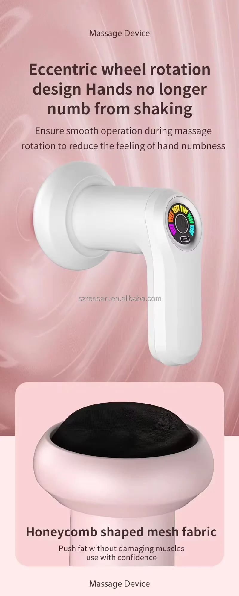 Mini Vibration Kneading Body Stress Relief Tool Handheld Octopus Claw ...