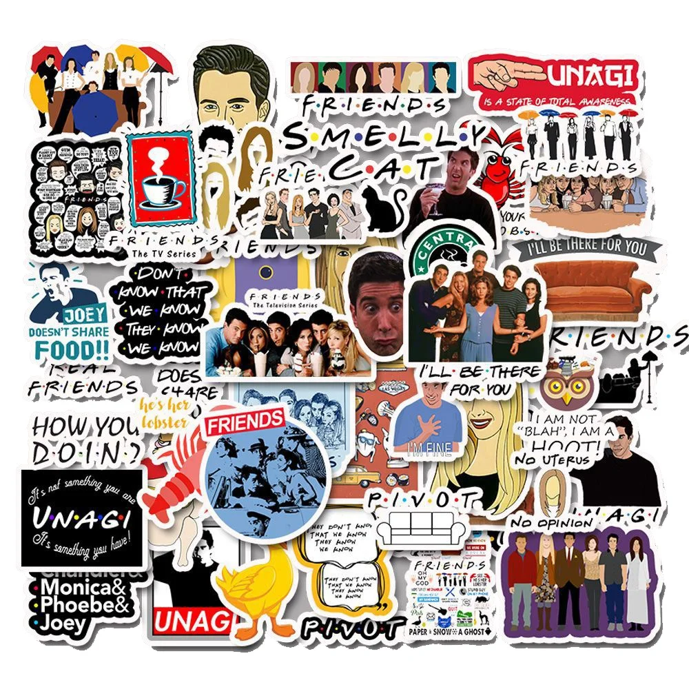 Friends Serie Tv Stickers, Stickers Friends Tv Show