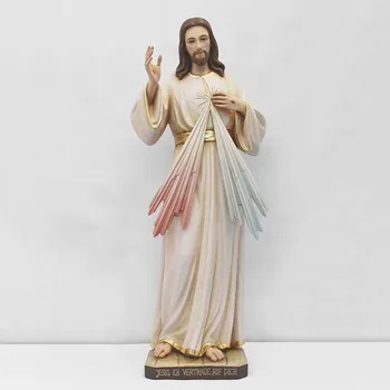 wholesale custom resin moulds home decor Christian religion catholic religious life size Jesus statues