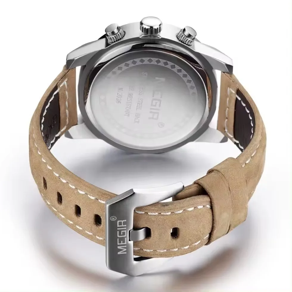 MEGIR 2144 Orologio casual da uomo Impermeabile Moda