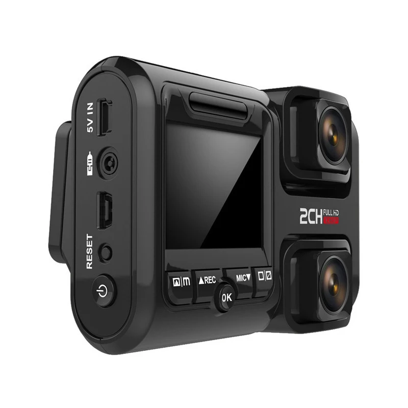 Двойная камера dashcam автомобильный черный ящик для автомобиля dvr с 4k HD Запись вождения регистраторы GPS трекер быстрая 24 часа парковка