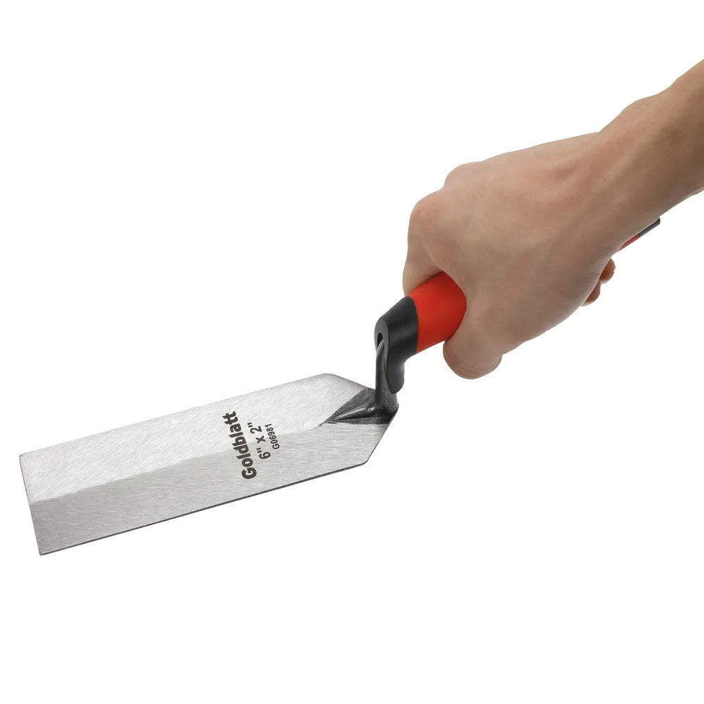 Goldblatt Truelle pointue avec manche en bois, 14 x 7,5 cm