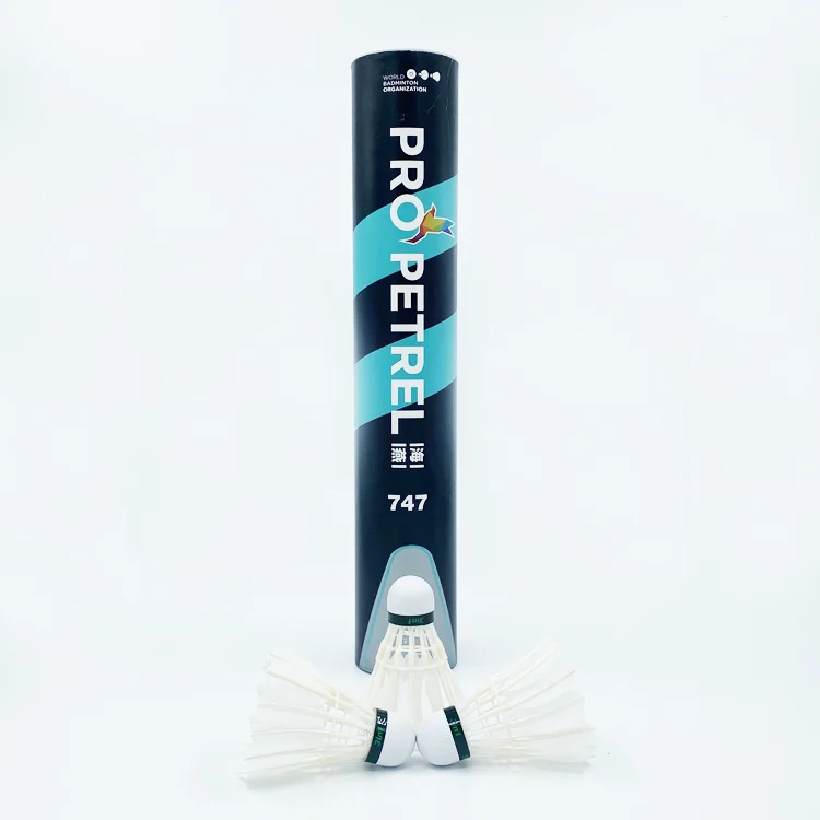 3in1 Badminton Shuttlecock Pro Petrel 747 Model Good Price High Quality Shuttles Badminton Goose Feather Shuttlecock