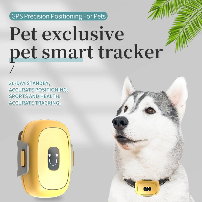 Tuya APP Pet Smart GPS Tracker Pet Movement Step Pedometer Waterproof 4g Dog Cat Activity Health GPS Tracker Collar