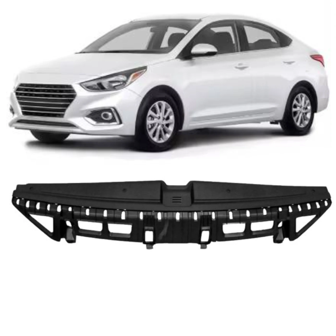 Car plastic Radiator Support Cover for hyundai accent 2018 2019