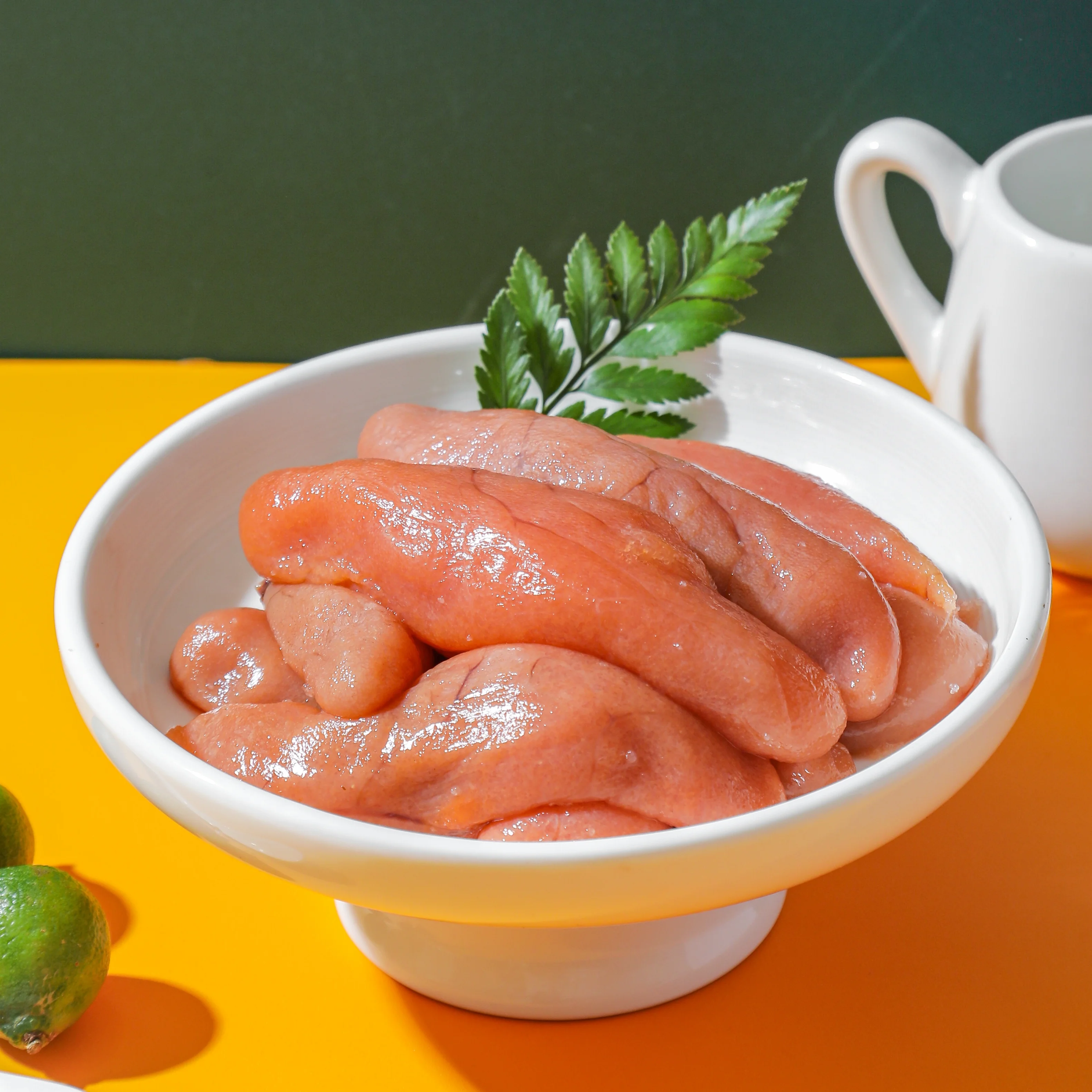 Spicy Alaska Pollock Roe Strips Omega-3 Source Sushi Roll Filling HACCP Compliant Wholesale Bulk Trade 1kg