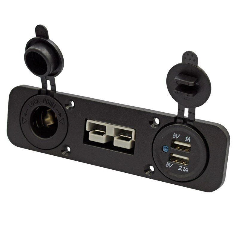 2 Port schnelle Dual USB Ladebuchse Schnelllade Panel für LKW Boot Auto