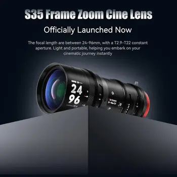 7artisans Spirite Zoom 24mm-96mm T2.9 Professional S35 Frame Zoom Cine Lens 4X Optical Zoom Compatible for EF Mount detail image
