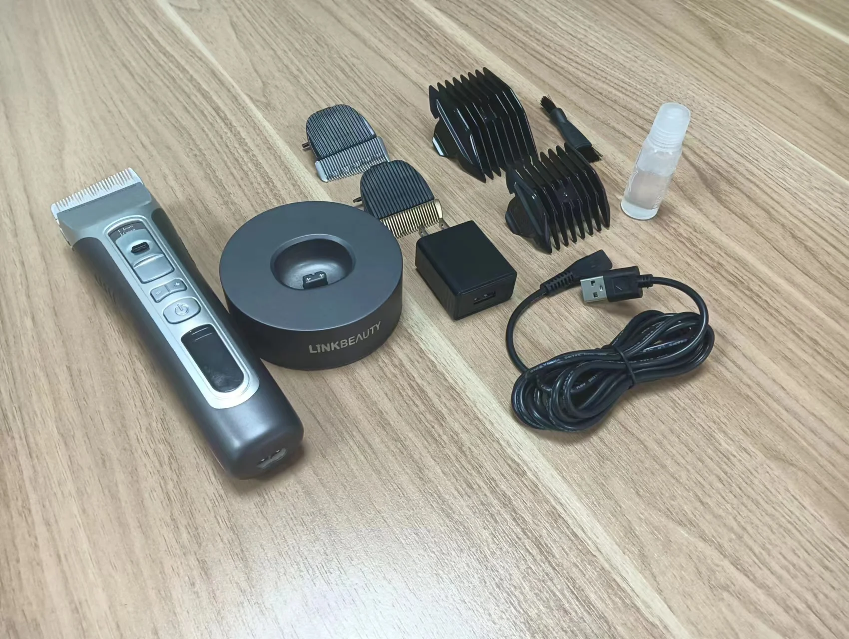 New High End Professional Barber Fading Hair Clippers Adjustable Best Haircut Machine Cordless