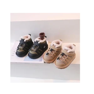 High Quality Luxury Boys and Girls Snow Boots Wholesale Thickened Children Outdoor Winter Shoes Custom Leather Sport Kids Boots