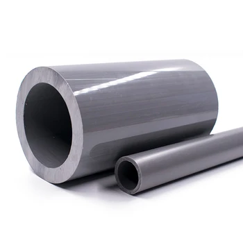 Customized PVC ABS PP PE PVDF plastic extrusion round pipe of various sizes and colors