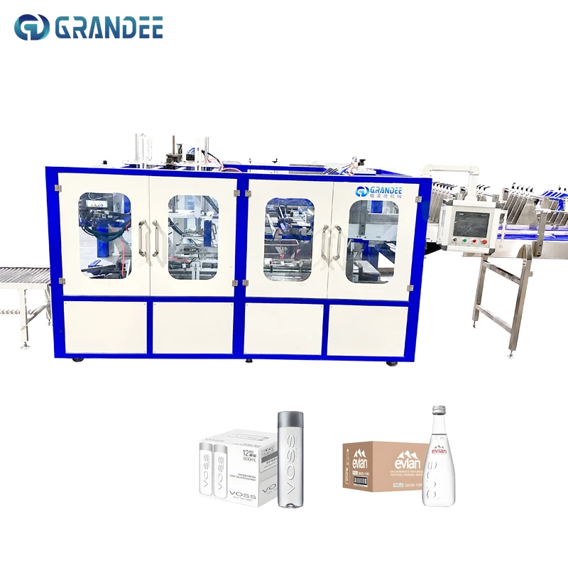 High Efficiency Complete Automatic One Piece Hot Melt Glue Paper Box Carton Packing Machine