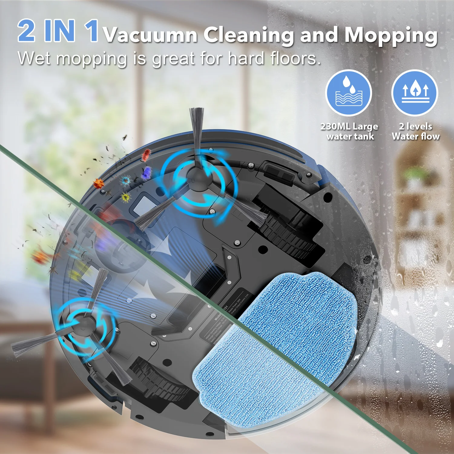 In Stock Smart Mini Robot Vacuum Cleaner Guangzhou Home Random Vacuum Clean Robot
