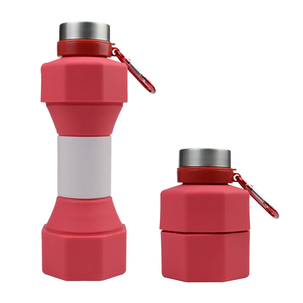 650 Ml Collapsible Heat Resistant Bottle With Scale Thermal Water