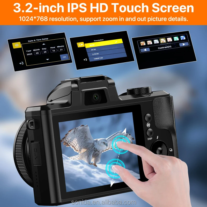 Custom 5x Optical 8k Video and Audio Professional Cameras