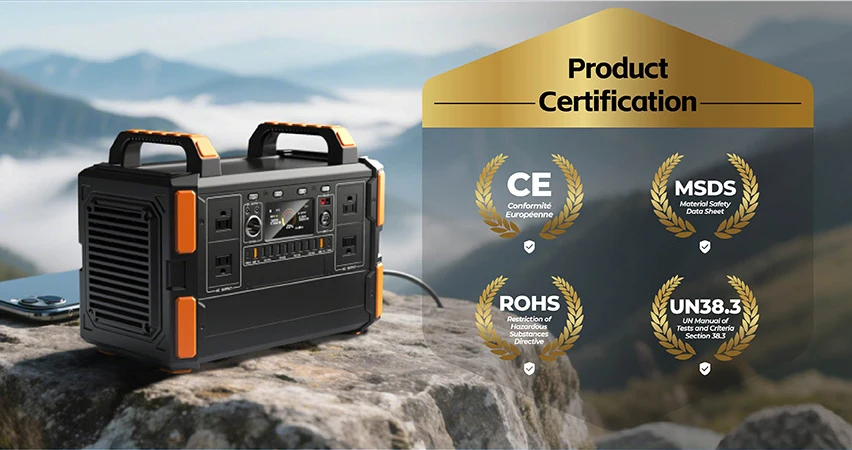 1200W Portable Power Station with 1008Wh Capacity Pure Sine Wave Inverter and MPPT Controller for Camping and Outdoor Use