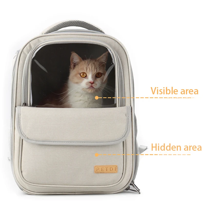 Wholesale Luxury Dog Cat Carrying Pet carrier Backpack Travel cat carrier backpack pet carrier bag factory