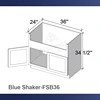 H Blue Shaker-FSB36