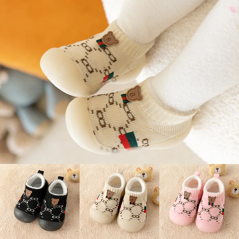 Autumn Winter Baby First Walkers Shoes Infant Toddler Girls Boy Casual Mesh  Shoes Soft Bottom Comfortable Non-slip Shoes