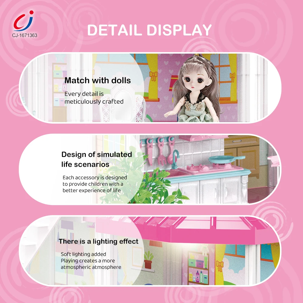 Maison De Poupée De Luxe Pour Filles,Villa De Luxe,Ensemble De Jeu,Maison De Poupée Princesse Pour Enfants,Vente En Gros - Buy Product on Maison De Poupée De Luxe Pour Filles,Villa De Luxe,Ensemble De Jeu,Maison De Poupée Princesse Pour Enfants,Vente En Gros - Buy Product on