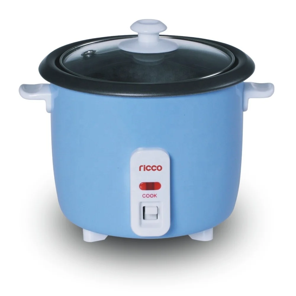 Rice Cooker Small 1-1.5 Cups Uncooked(3 Cups Cooked), Mini Rice 0.3L-White