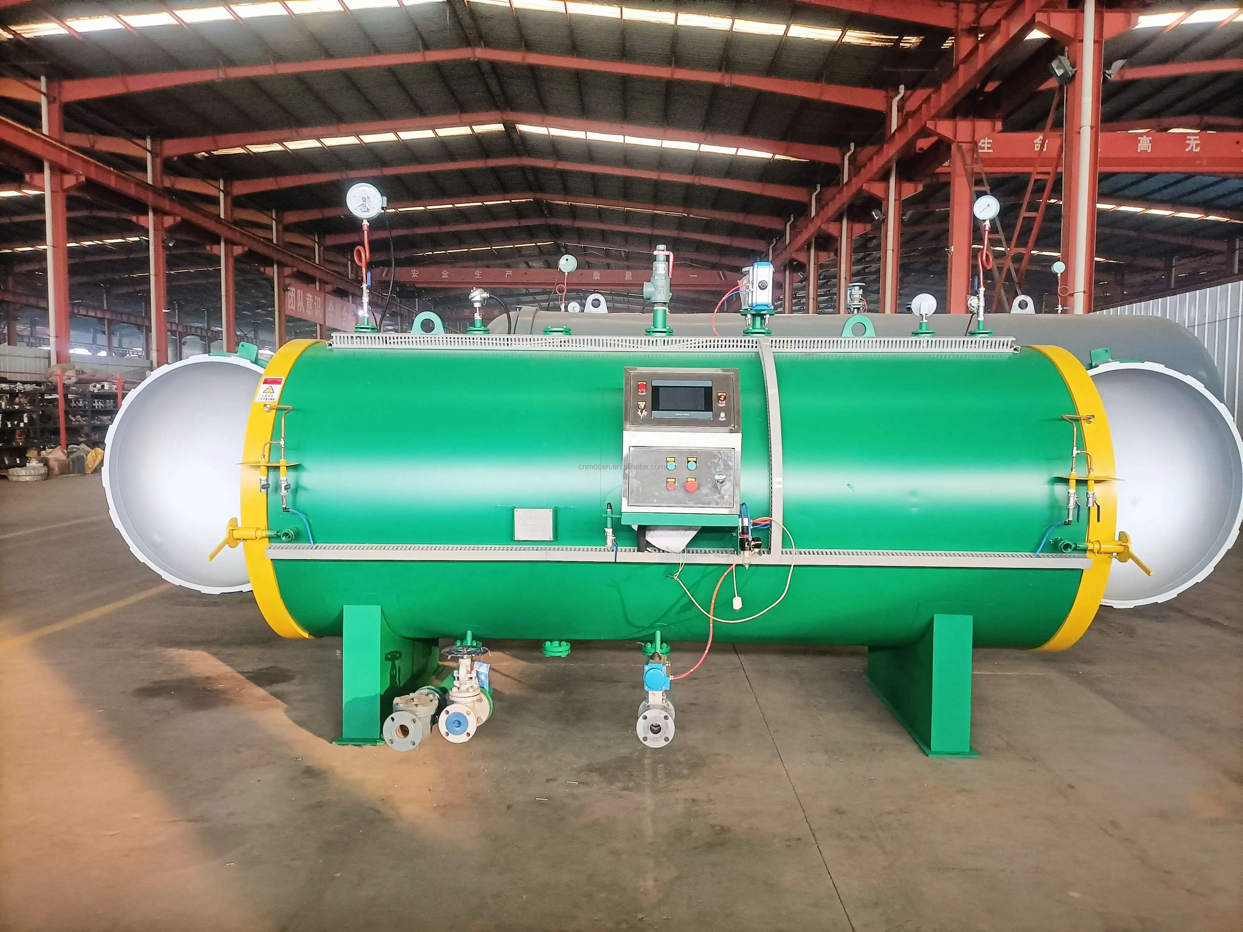 Double Door Autoclave Mushroom Substrate Autoclave Sterilizer Machine