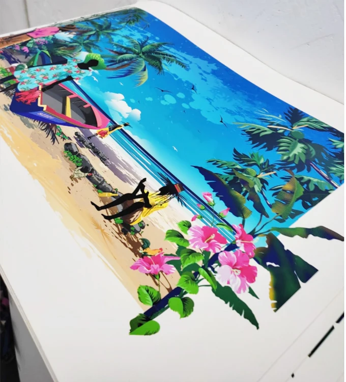 Высококачественная струйная печать 230gsm Улучшенная матовая яркая белая бумага для изобразительного