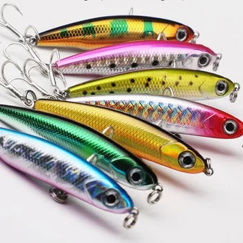 New 3.5g/5.5g/8.5g/13g Sinking ABS Hard Plastic Pencil Lure for Salmon Fishing Salt Water Fishing Bait for River Lake Stream – Pencil – view 2