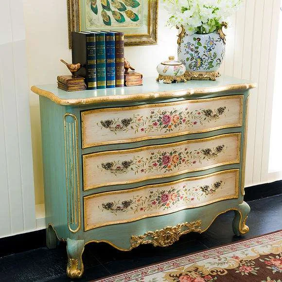 Декоративная цветная Золотая печать на водной горке для деревянной мебели