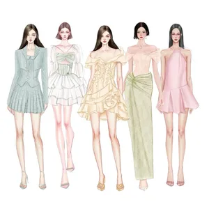 Custom Fashionable Style Side Slit Breathable Mesh Clothes Women Summer Long Sexy Dresses