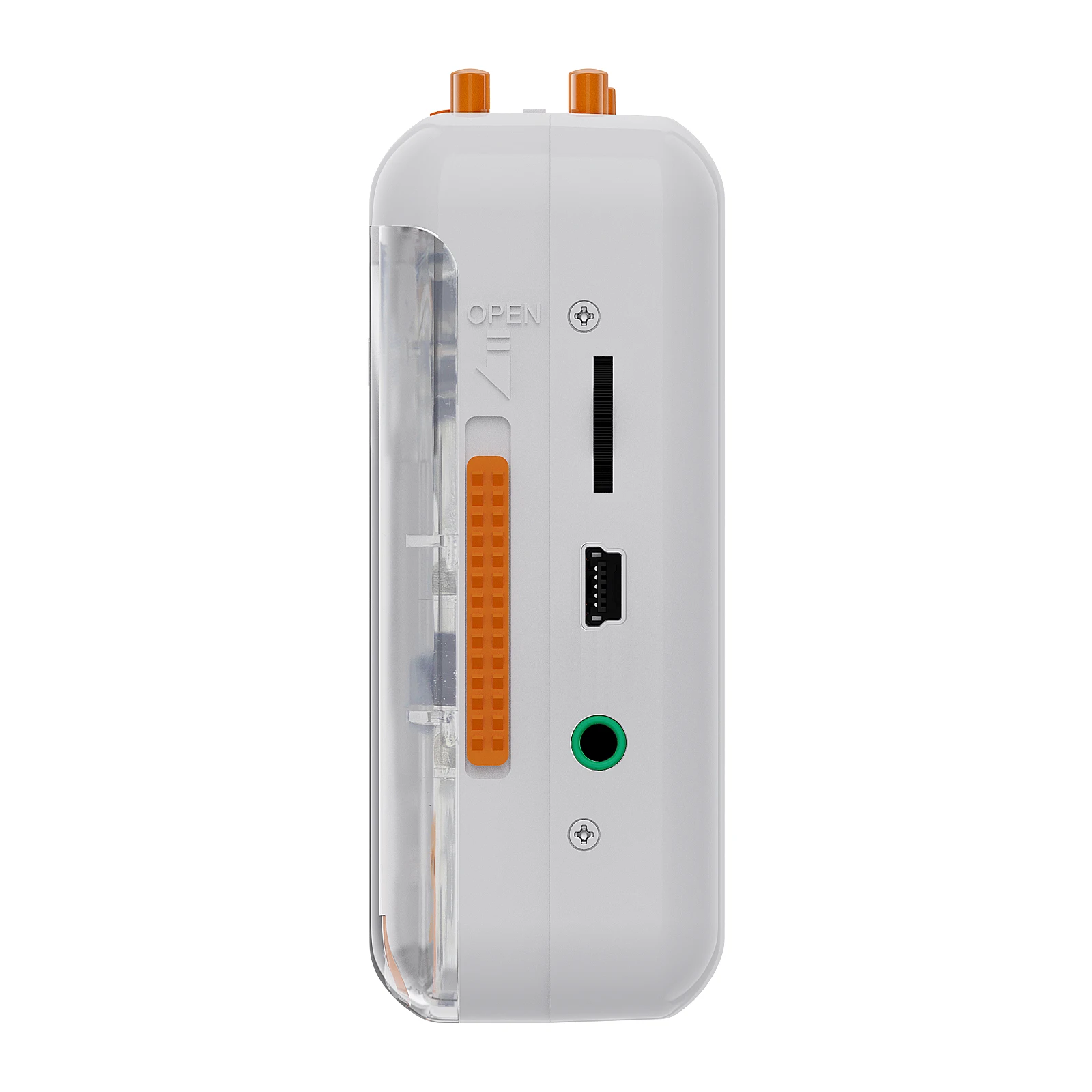 Ezcap218P USB Cassette Converter Tape to MP3 Portable Super USB Cassette Capture Converter Transparent Walkman Cassette Player