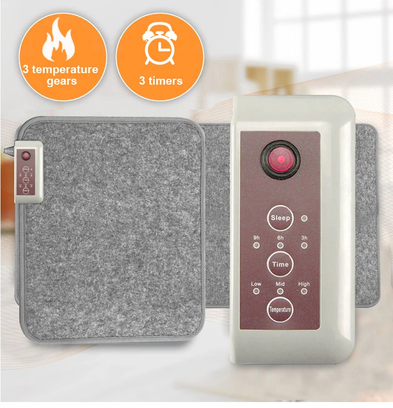 Electrical Graphene Far Infrared Heating Desk Pad 5 Layer Structure