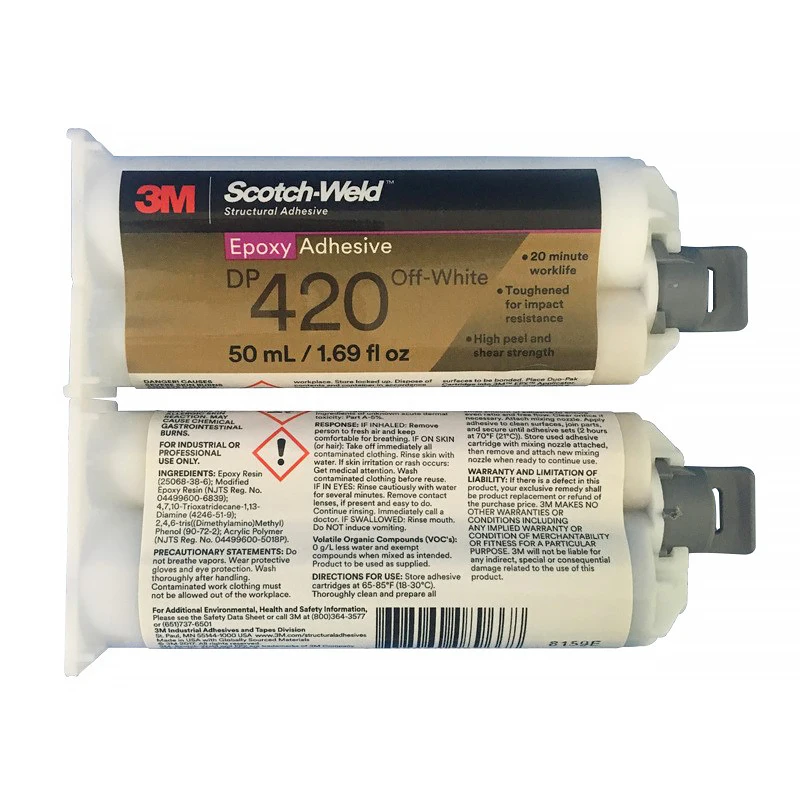 3M Scotch-Weld Epoxy Adhesive DP420 Off-White, 50 ml