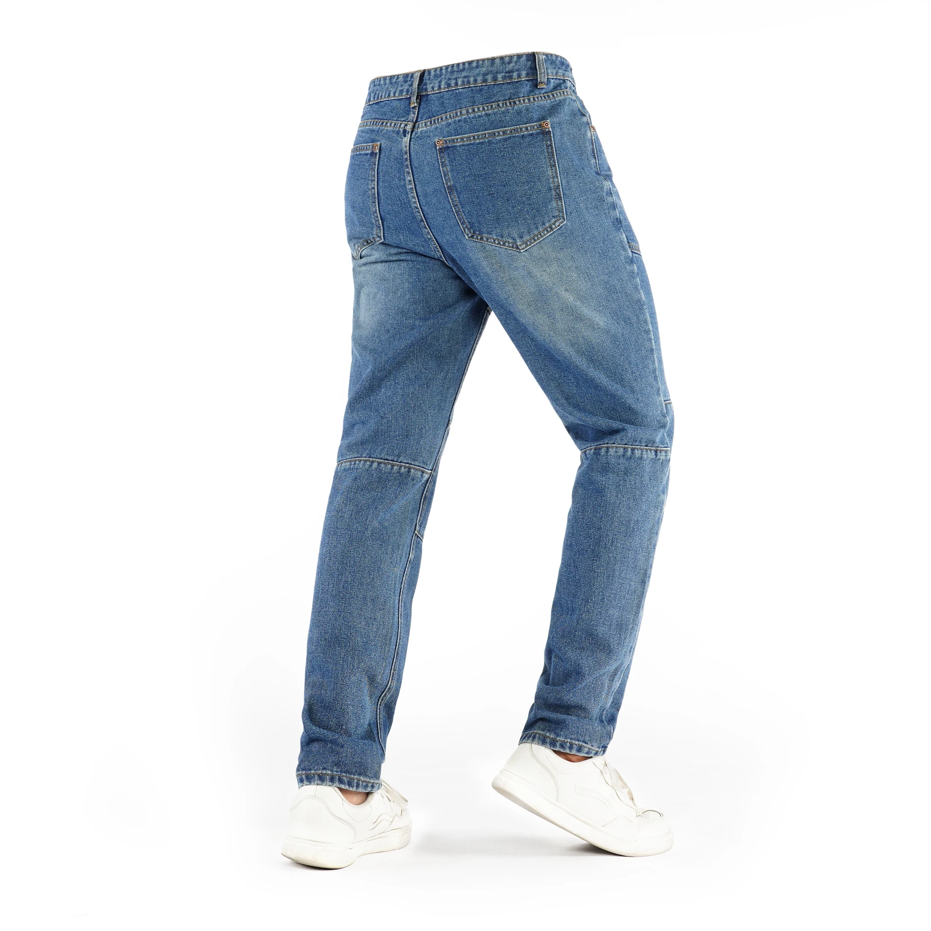 custom wholesale light wash jeans men skinny baggy jeans men