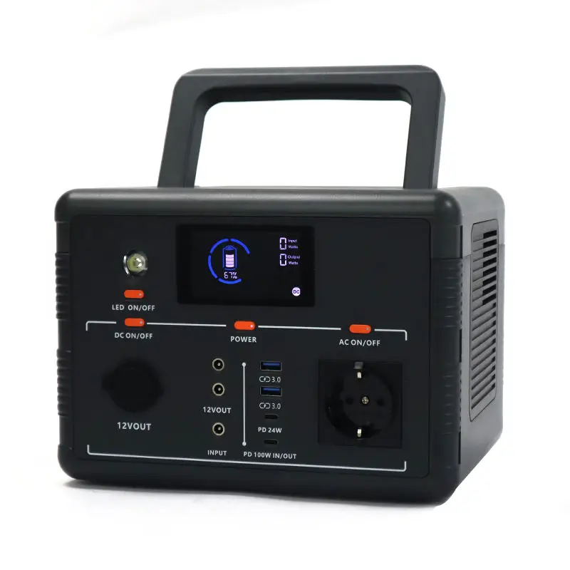 Outdoor Energy Storage Power Supply Portable 600w Mobile High Quality