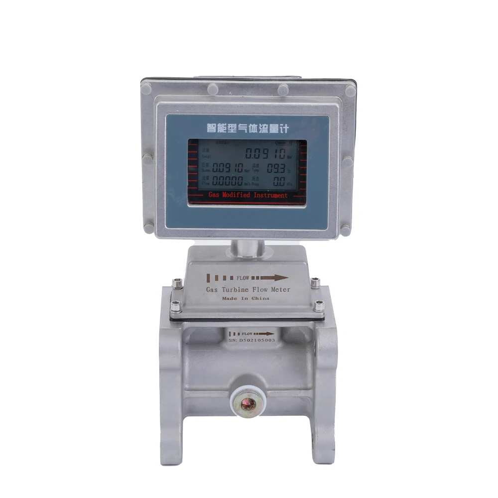 Natural Gas Flow Meters Digital Gas Flowmeter Flow Meter Stainless