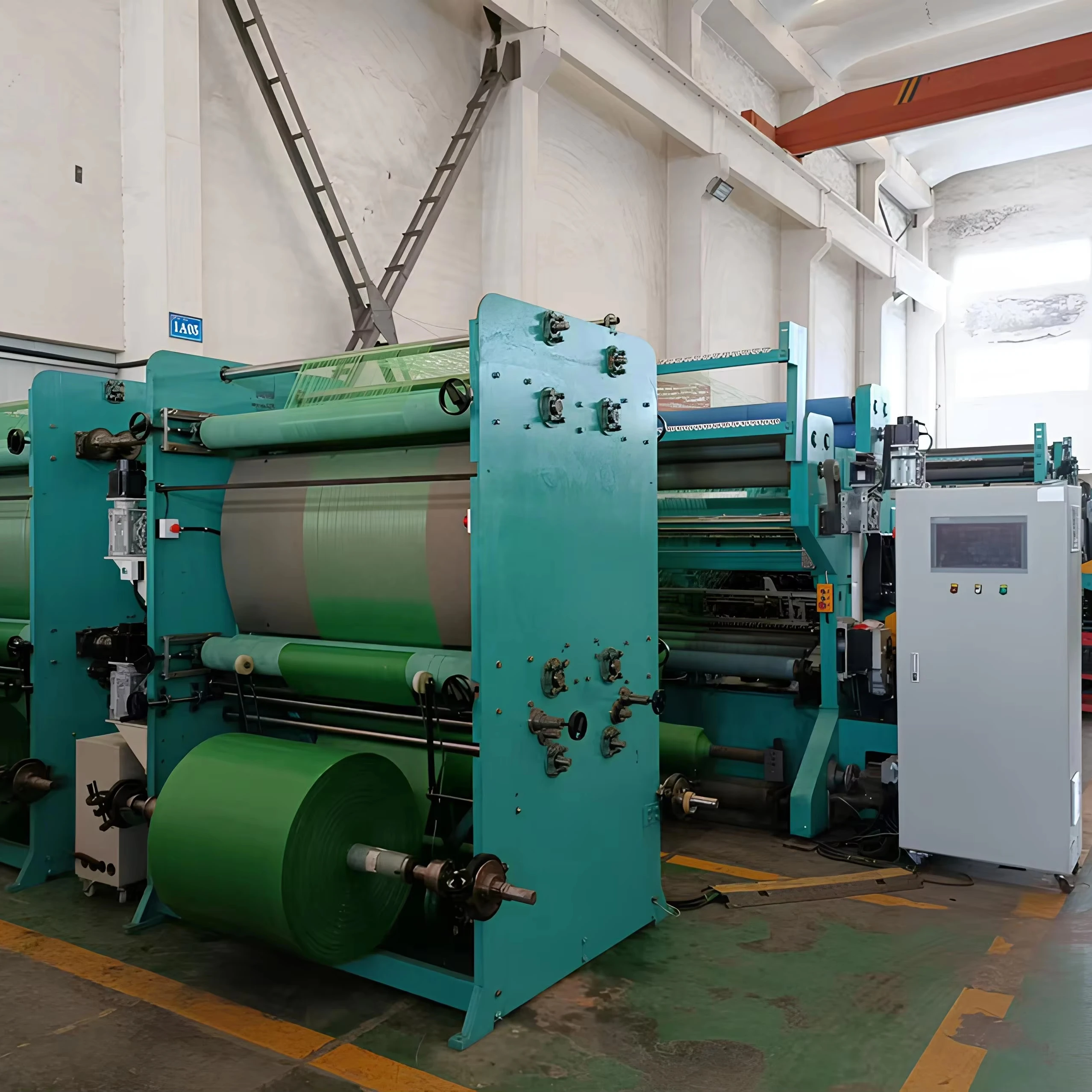 Knotless Net Raschel Warp Knitting Machine Single Needle Bed Shade Net Raschel Warp Knitting Machine