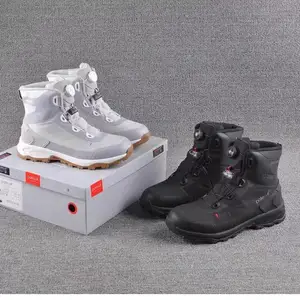 Outdoor Ice Thermal Insulation 3M Thinsulate Breathable Men's Ankle & Bootie Snow Boots Anti-Slip Mesh Cold-Resistant for Winter