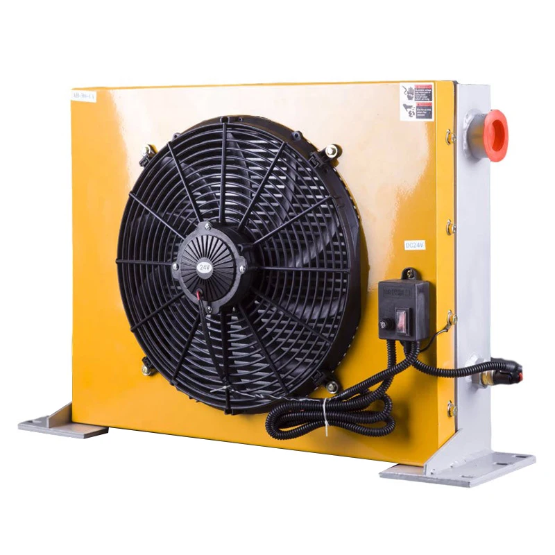 Hydraulic Oil Cooler with 12V Vehicle Fan & Bypass Valve OEM