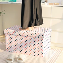 2025 Ottoman With Storage Living Room Furniture Modern Folding Storage Ottoman