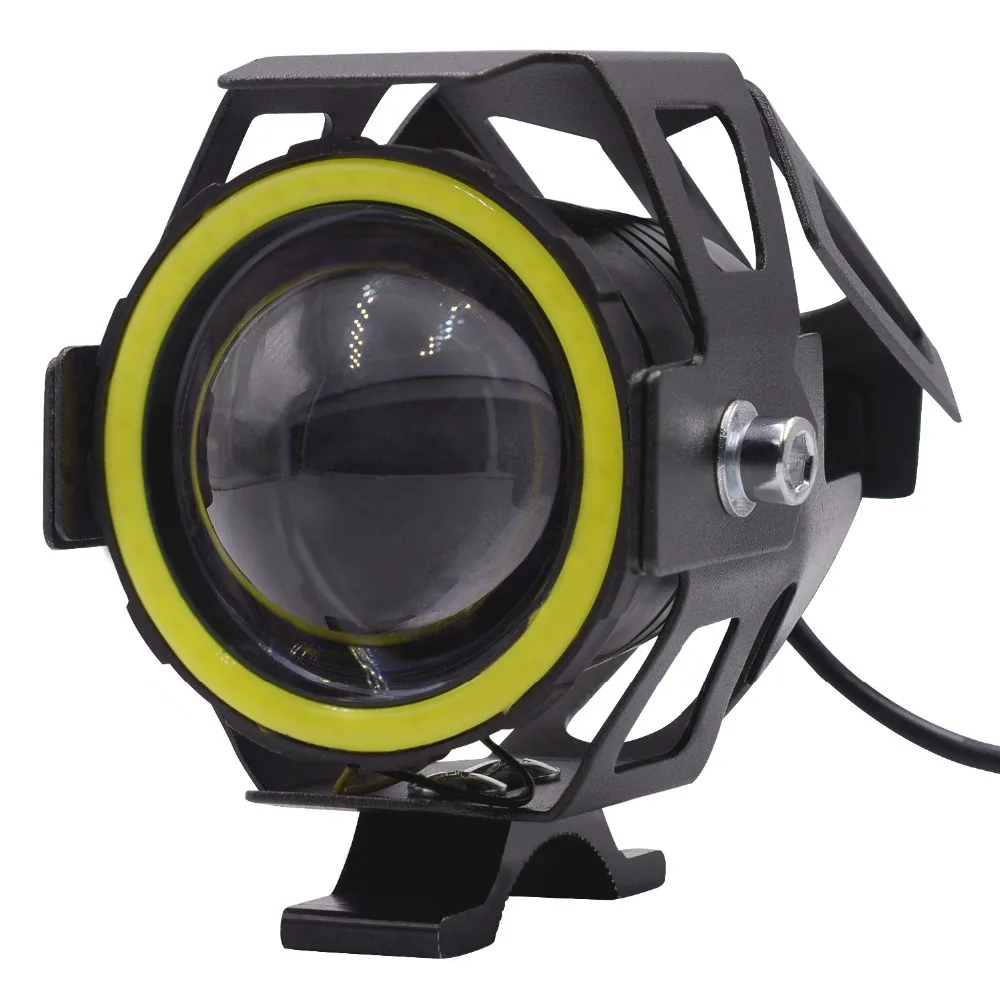 Leadway Motocicleta светодиодные Вспомогательные фары ангельские светодиодные фары для мотоцикла B-MW R1200GS ADV K1600 Противотуманные фары для мотоцикла