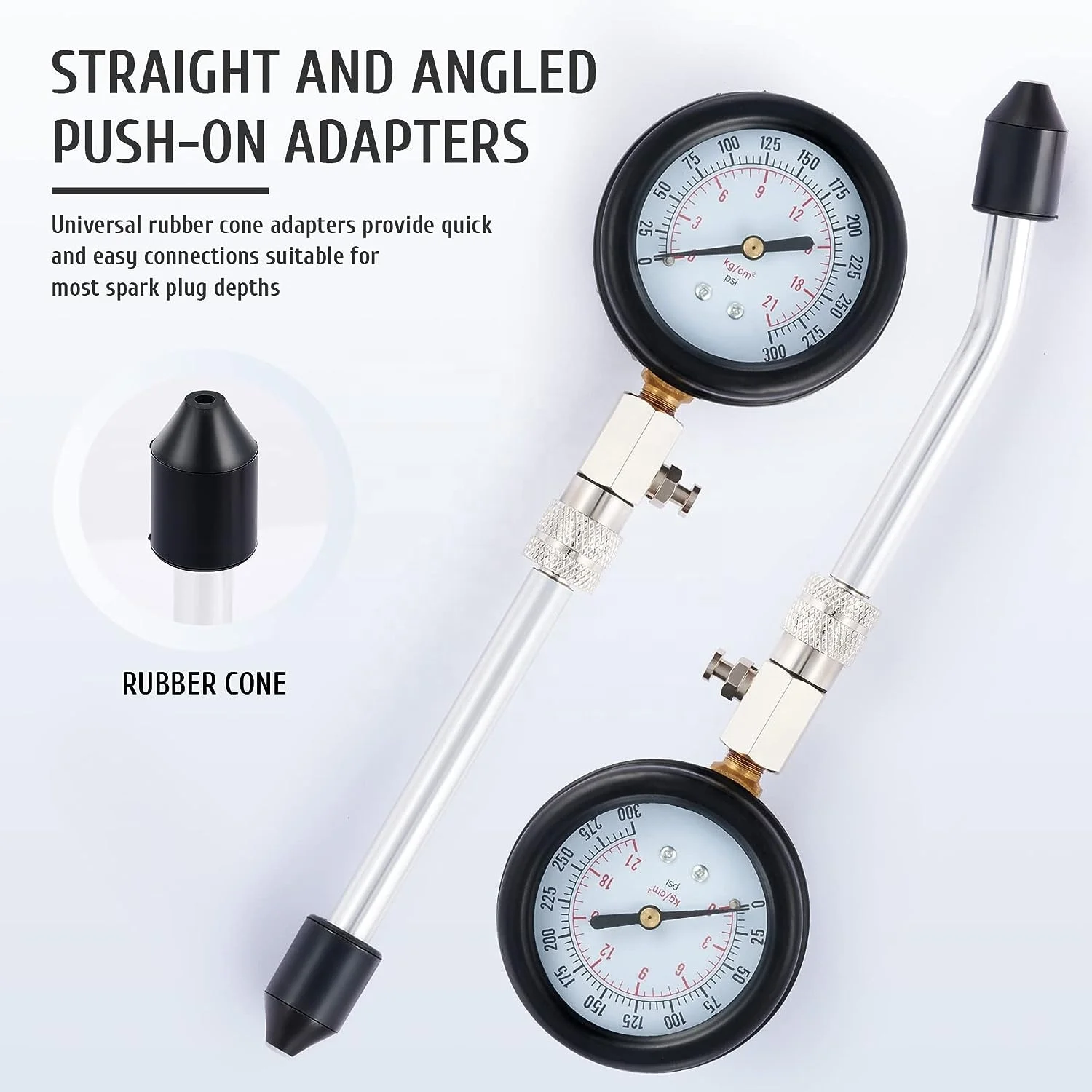 Car Auto Diagnostics Tool Fuel Injection Pressure Tester Gauge Fuel Pressure Injection Pump Kit