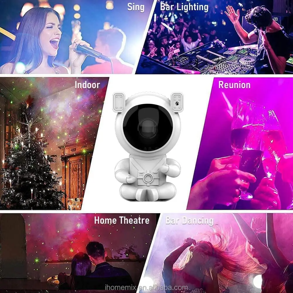 product astronaut star projector starry sky projector led nebula sterren space galaxy home decoration night light astronaut projector-44